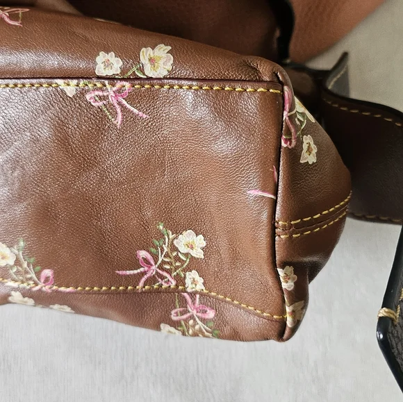 Coach Bandit Hobo 39 in Natural Pebble Leather with in side pochette purse - Picture 8 of 14